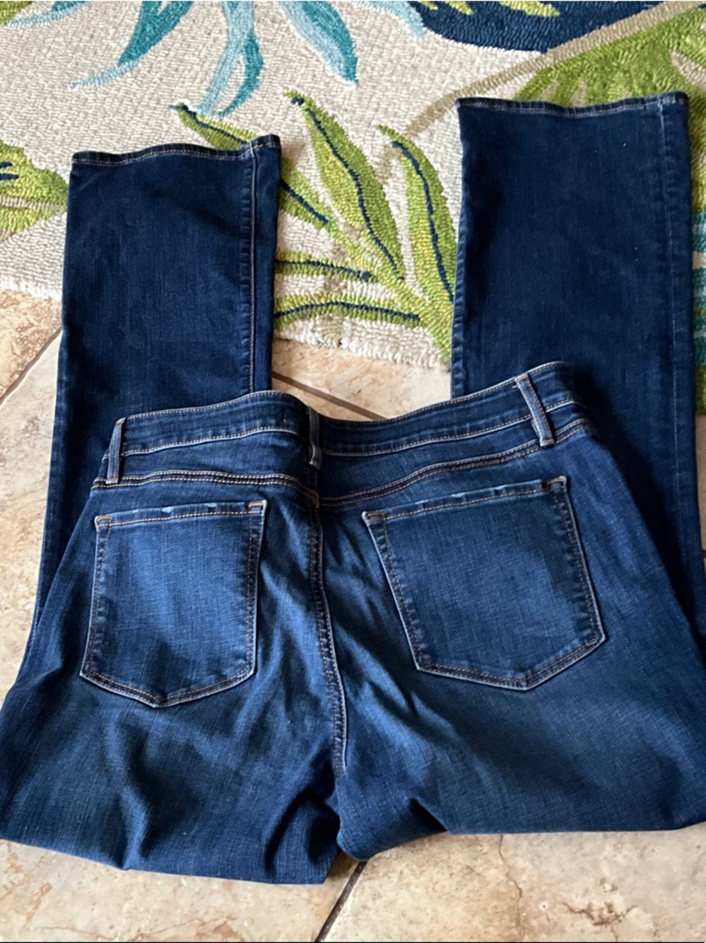 LOFT Indigo Skinny Jeans
